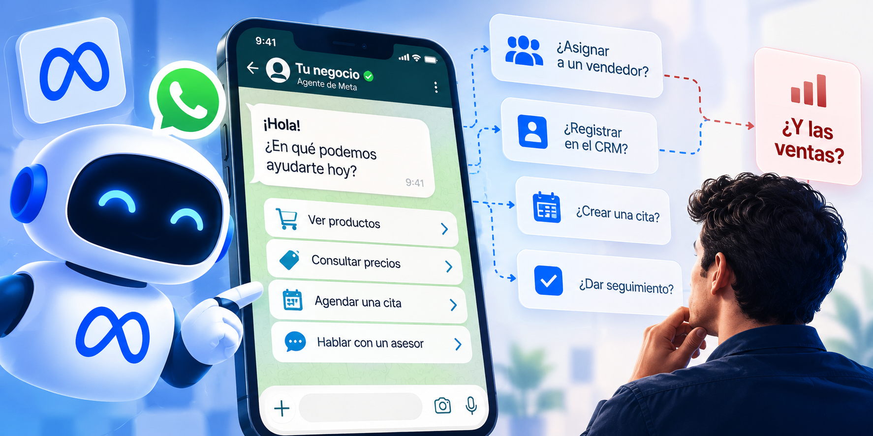 IA de WhatsApp para empresas: ¿vale la pena utilizar Meta Business Agent?